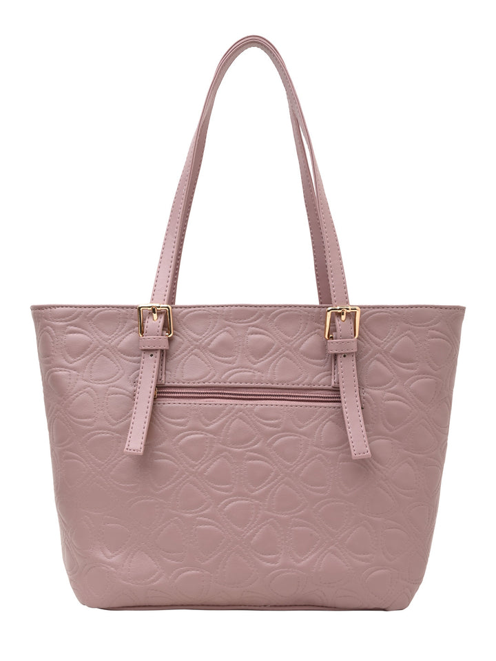 Rocia By Regal Nude Women Textured Tote Bag