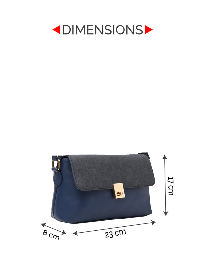 Rocia By Regal Navy Women Solid Crossbody