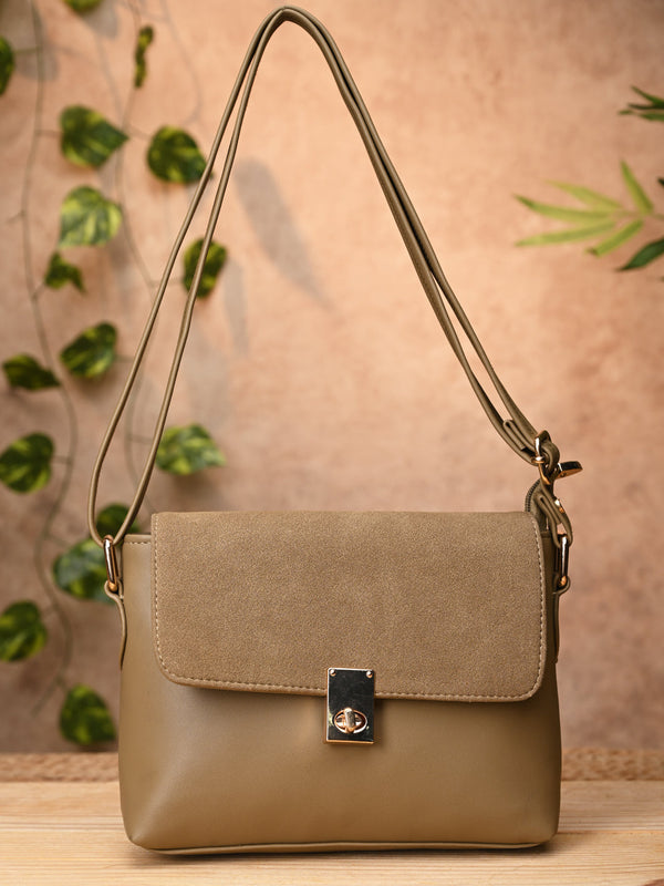 Rocia By Regal Olive Women Solid Crossbody