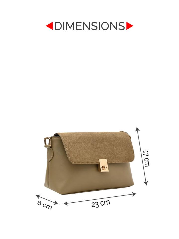 Rocia By Regal Olive Women Solid Crossbody