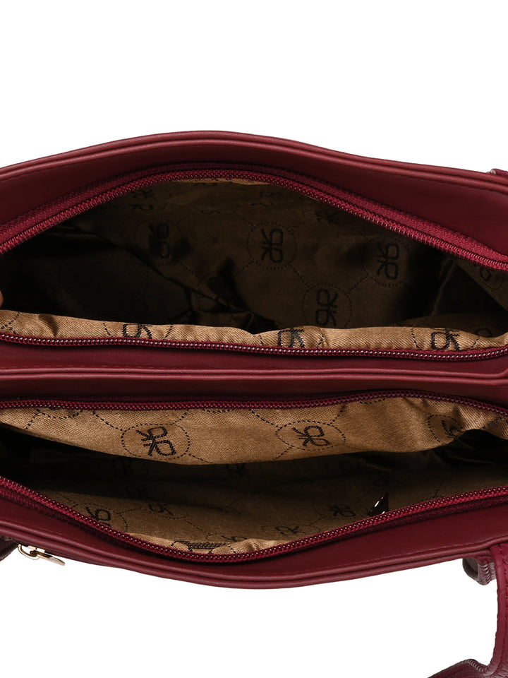 Rocia By Regal Maroon Women Classic Work Bag