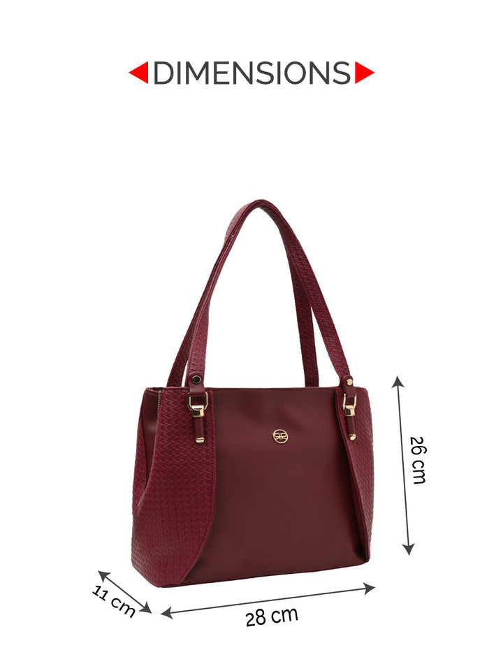 Rocia By Regal Maroon Women Classic Work Bag