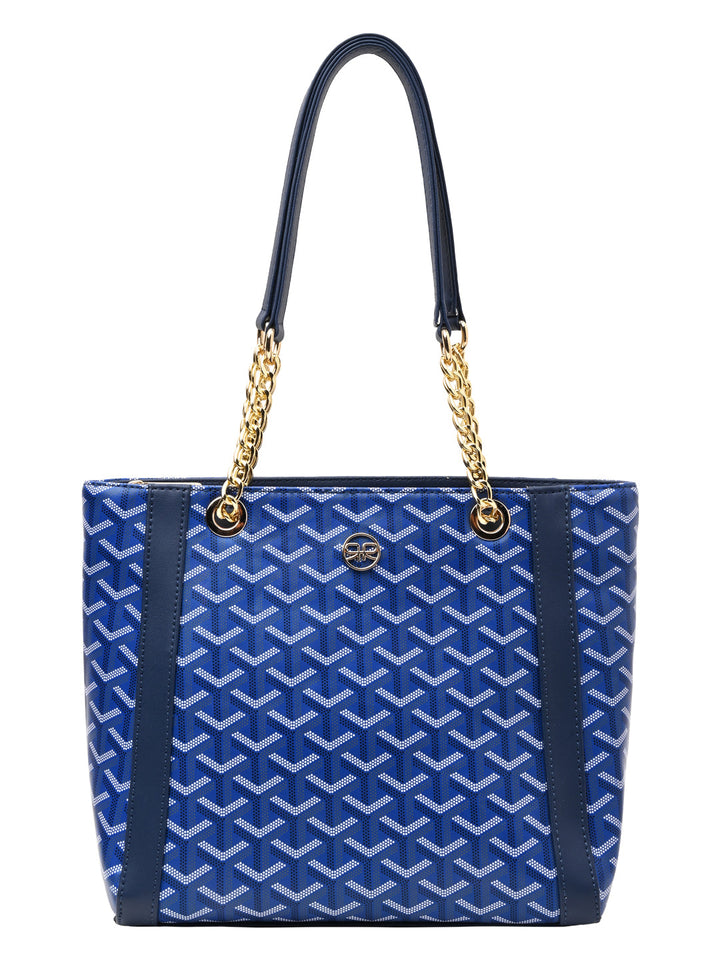 Rocia By Regal Blue Women Printed Tote Bag