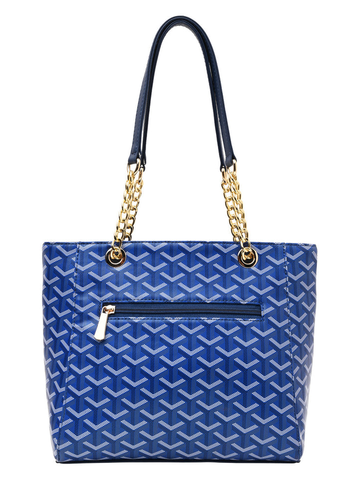 Rocia By Regal Blue Women Printed Tote Bag