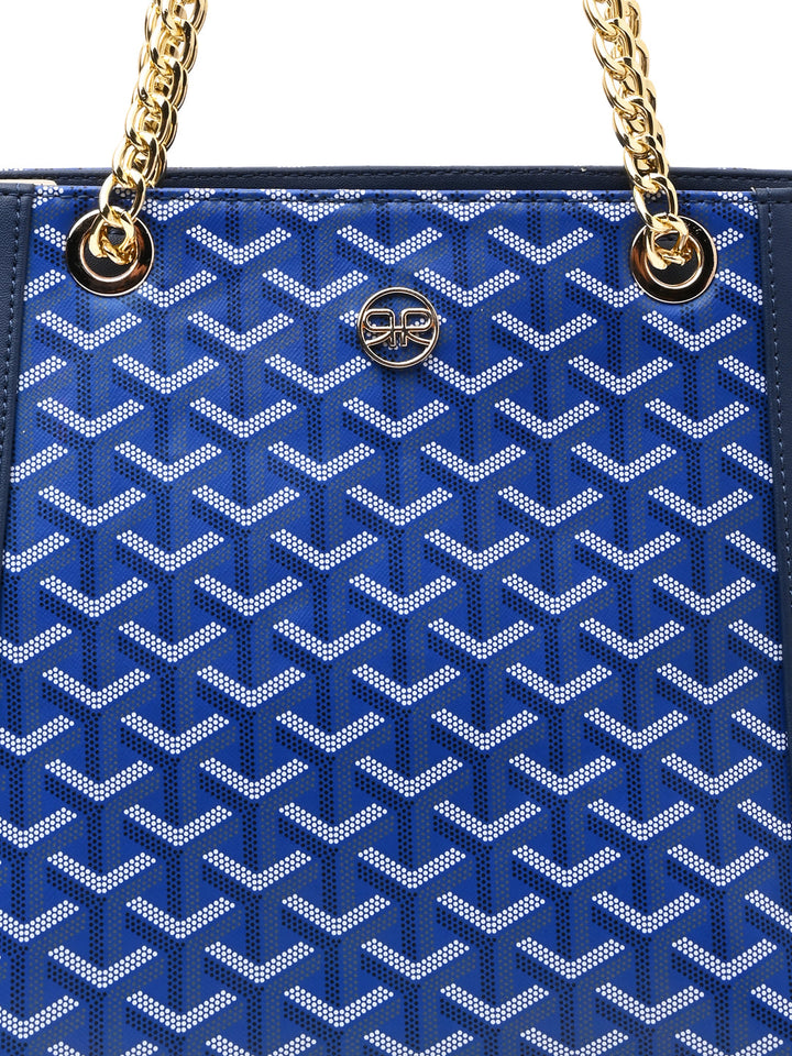 Rocia By Regal Blue Women Printed Tote Bag