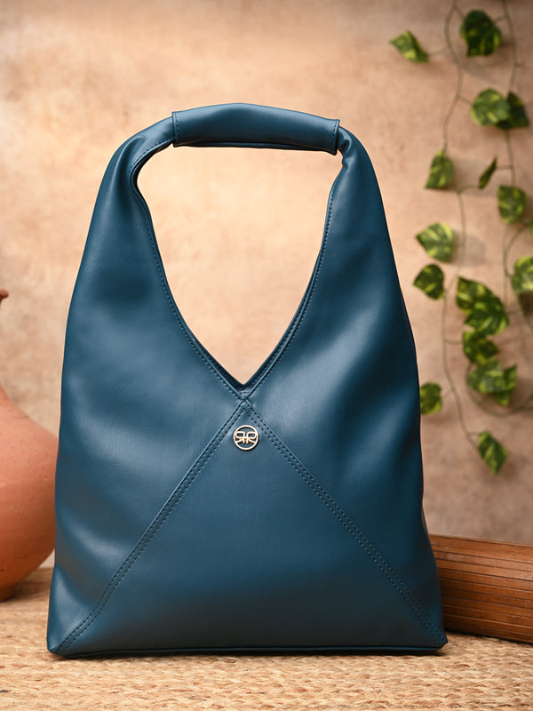 Rocia By Regal Blue Women Soild Daily Bag