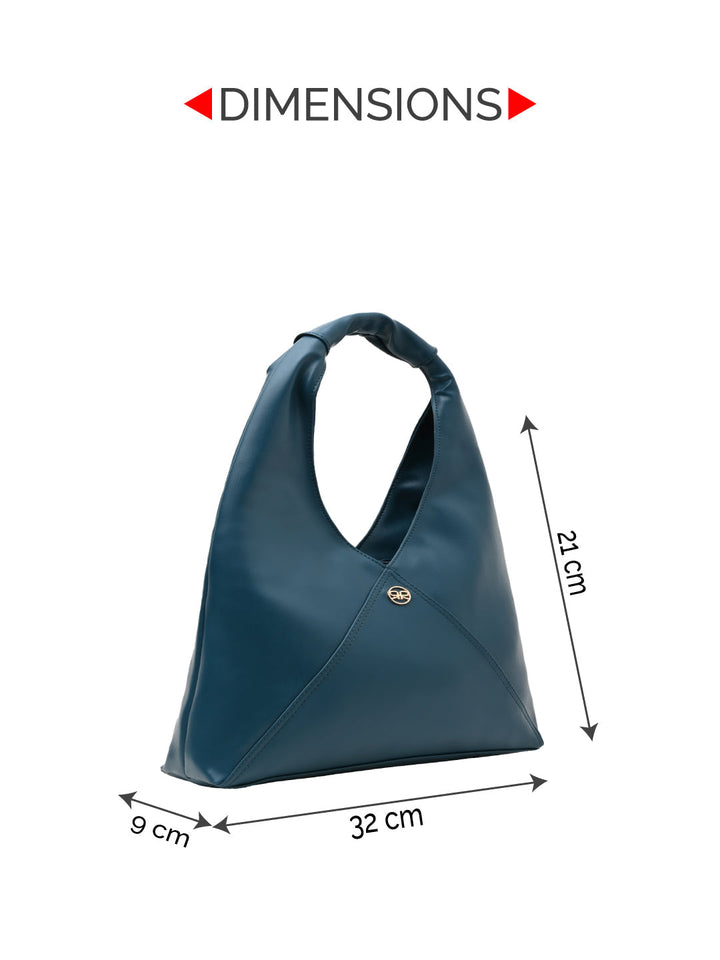 Rocia By Regal Blue Women Soild Daily Bag