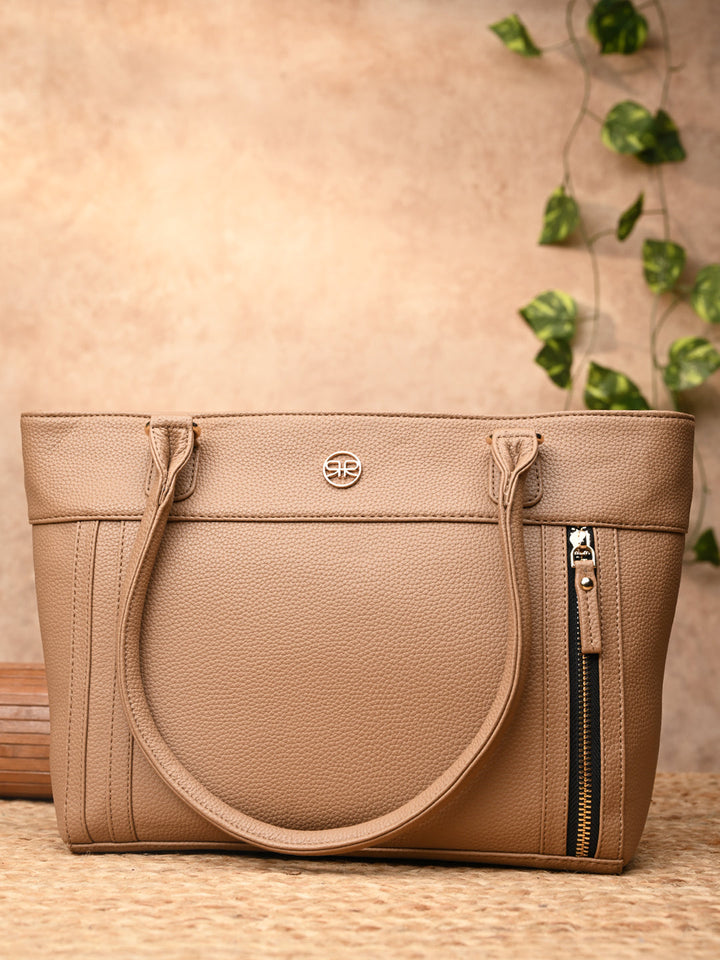 Rocia By Regal Beige Women Casual Dailywear Bag