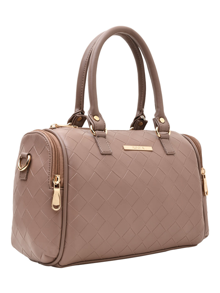 Rocia By Regal Nude Women Woven Textured Bag