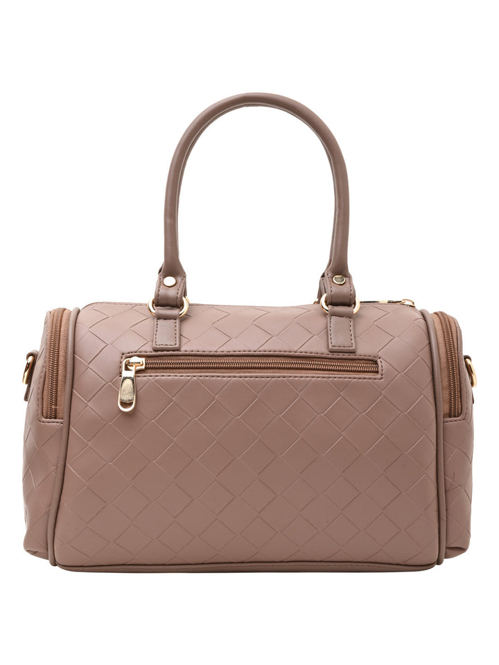 Rocia By Regal Nude Women Woven Textured Bag