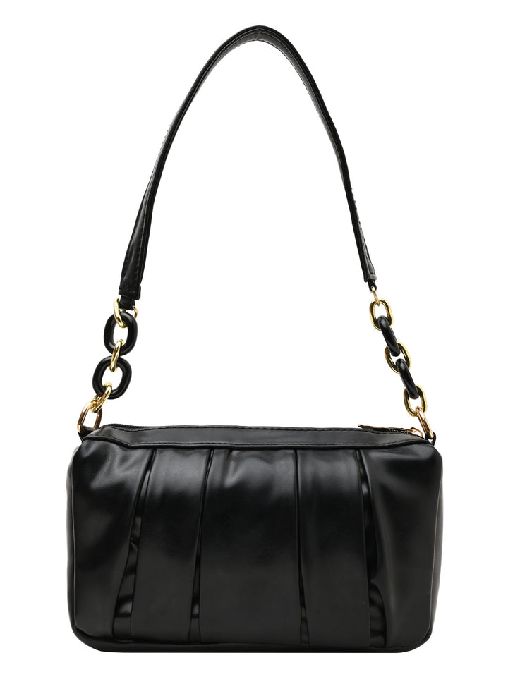 Rocia By Regal Black Women Casual Chain Embellishment Bag