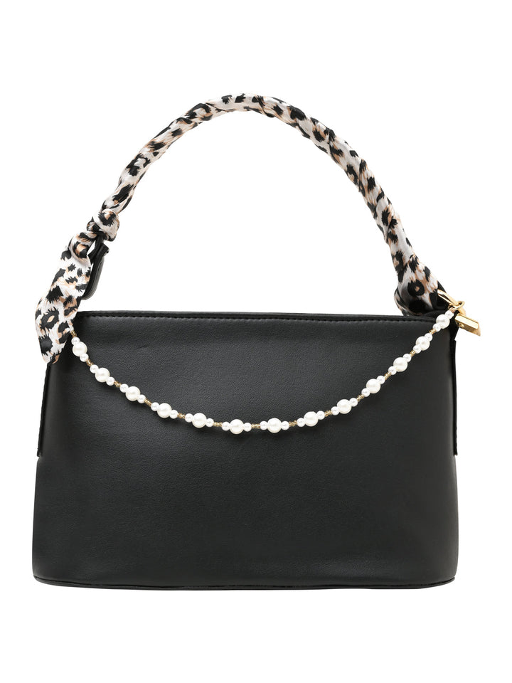 Rocia By Regal Black Women Small Printed Handle Bag