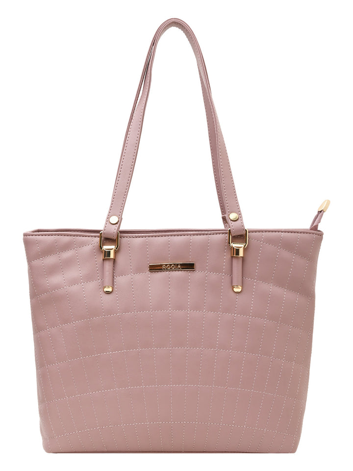 Rocia By Regal Nude Women Quilted Tote Bag
