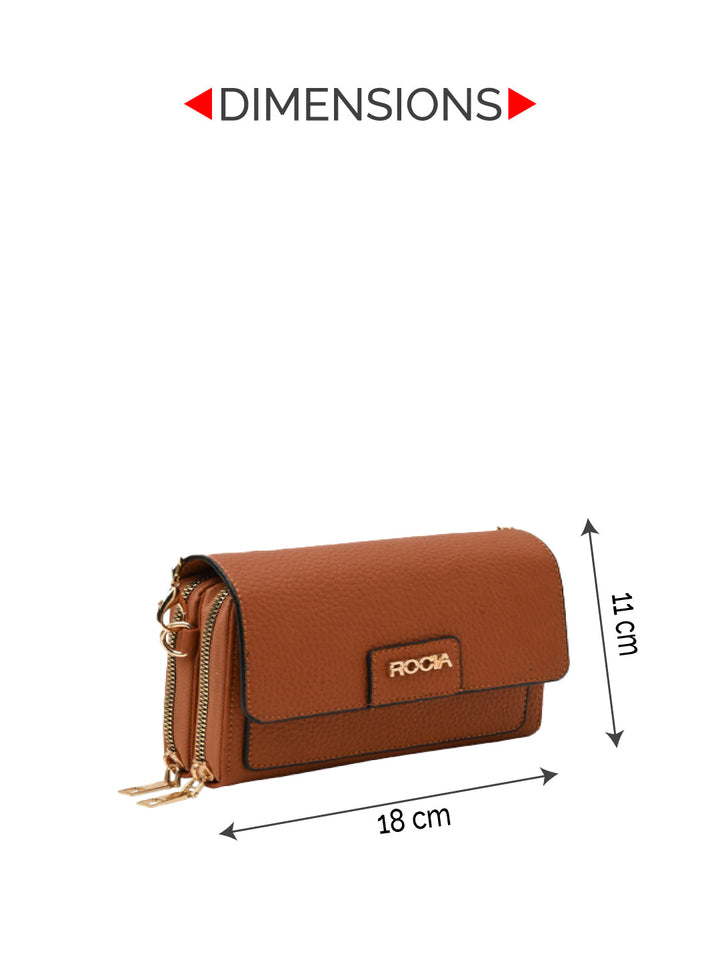 Rocia By Regal Tan Women Drymill Crossbody