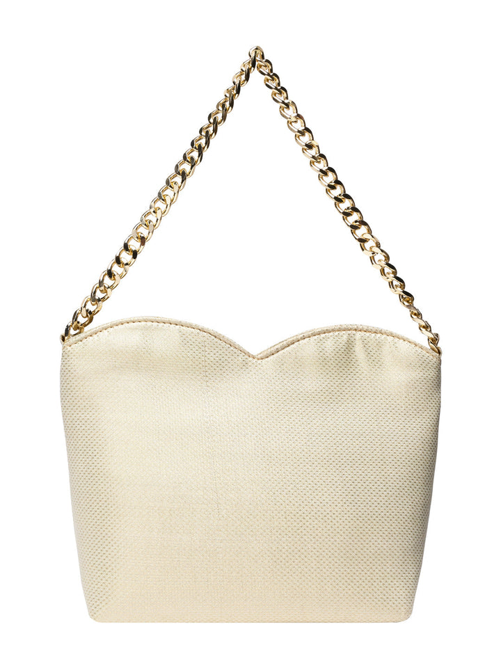 Rocia By Regal Gold Women Small Ethnic Lace Bag