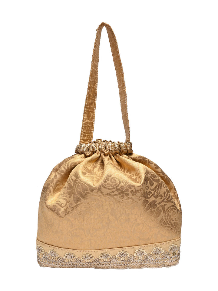 Rocia By Regal Gold Women Brocade Potlis