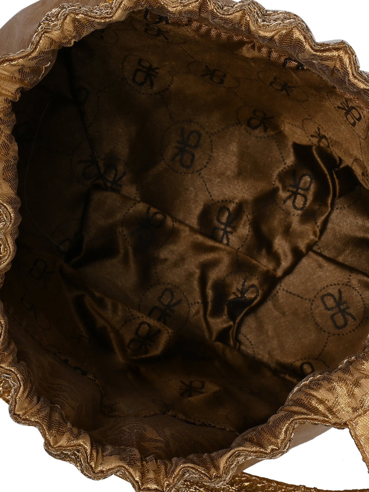 Rocia By Regal Gold Women Brocade Potlis