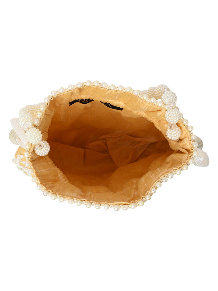 Rocia By Regal Gold Women Embroidered Potli