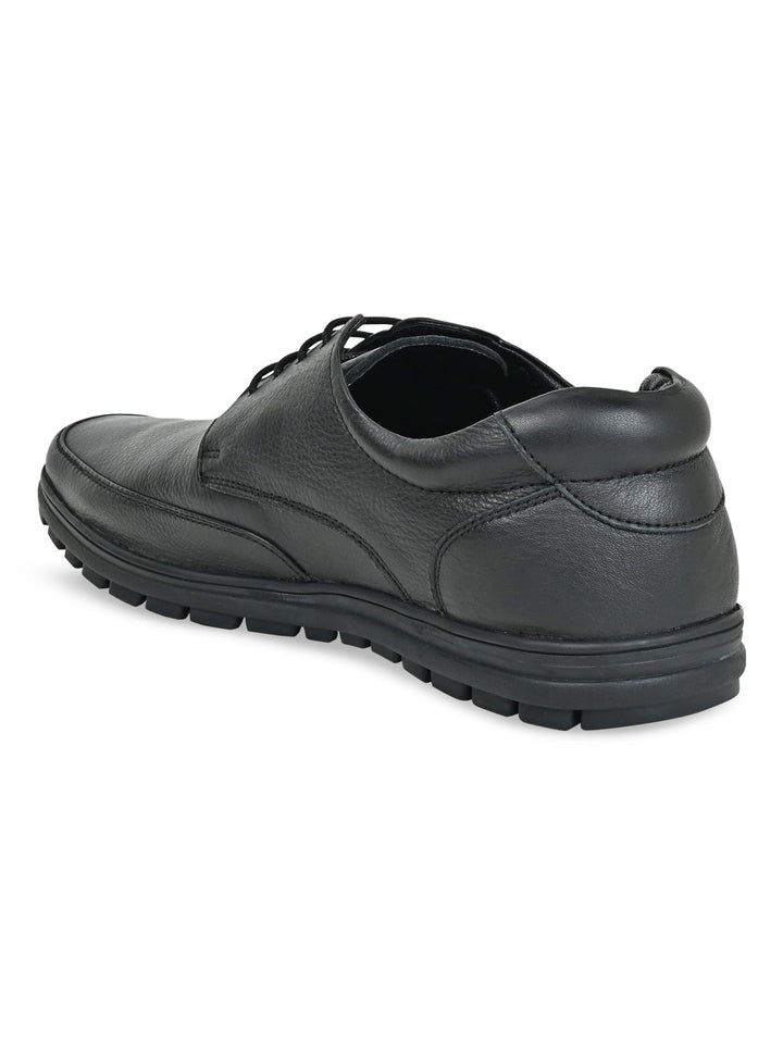 Regal Black Men Casual Flexible Sole Shoes