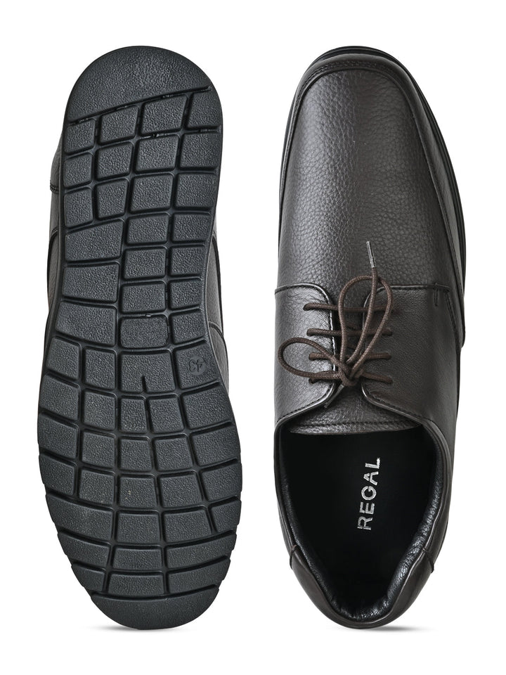 Regal Brown Men Casual Flexible Sole Shoes