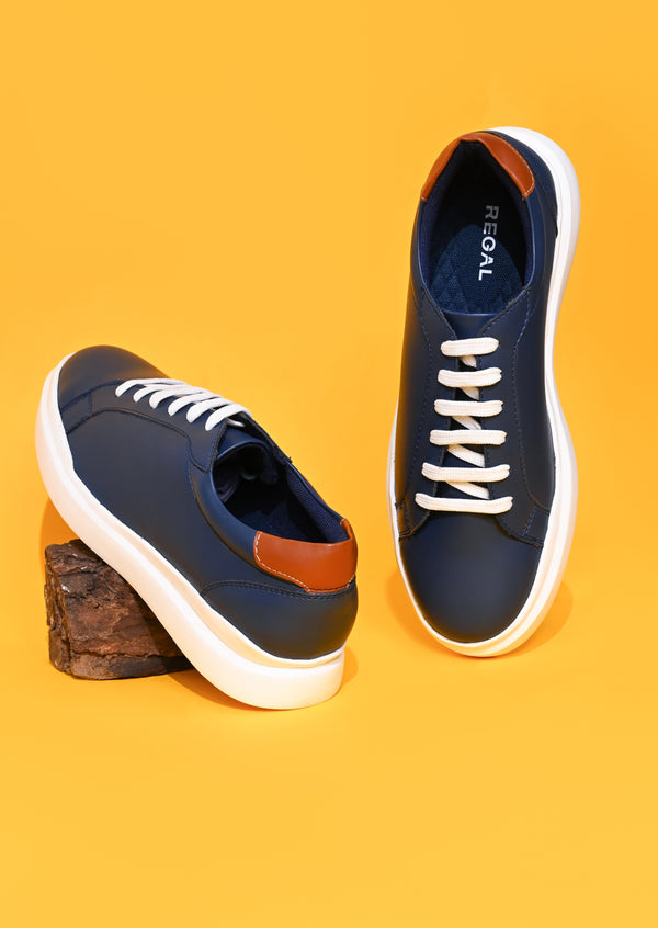 Regal Navy Men Sneakers