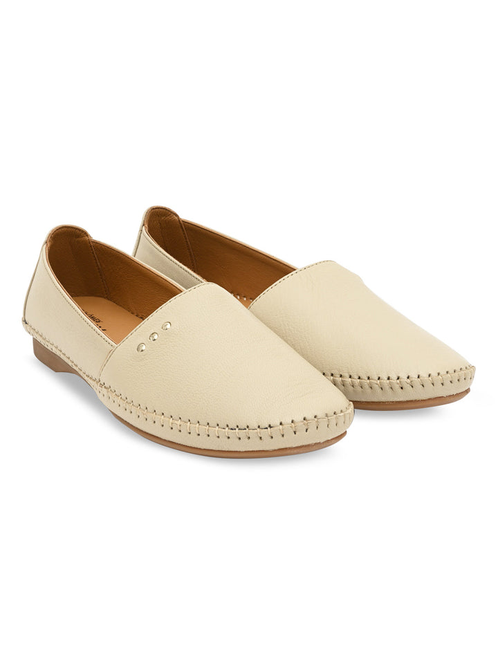 Empower By Rocia Beige Women Comfort Ballerinas