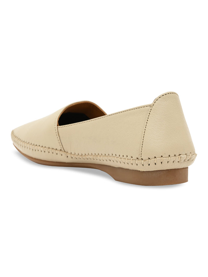 Empower By Rocia Beige Women Comfort Ballerinas