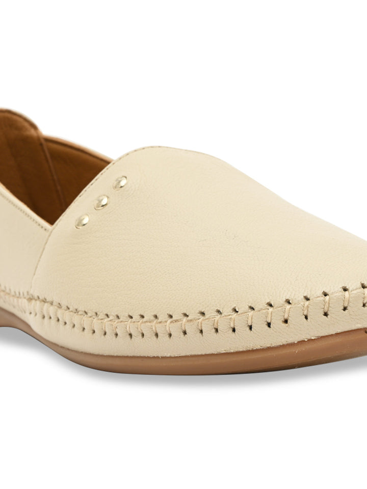 Empower By Rocia Beige Women Comfort Ballerinas