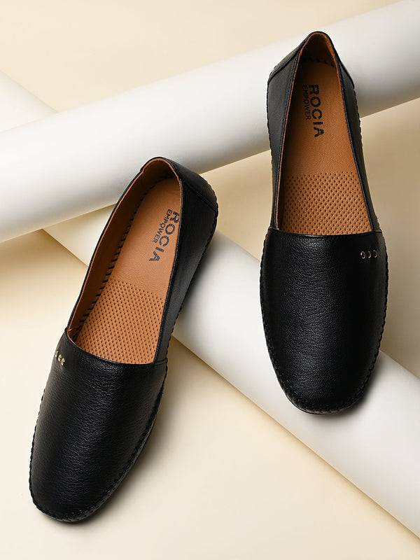 Empower By Rocia Black Women Comfort Ballerinas