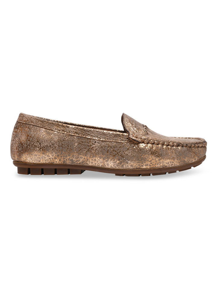 Empower By Rocia Gold Women Comfort Ballerinas