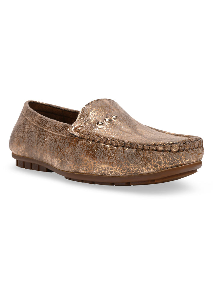 Empower By Rocia Gold Women Comfort Ballerinas