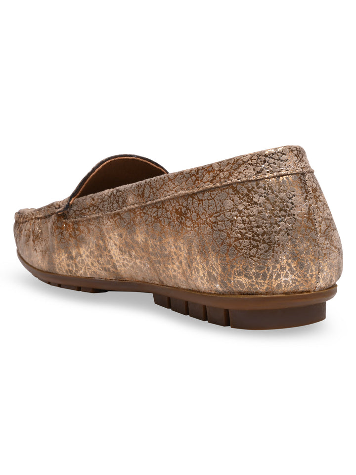 Empower By Rocia Gold Women Comfort Ballerinas