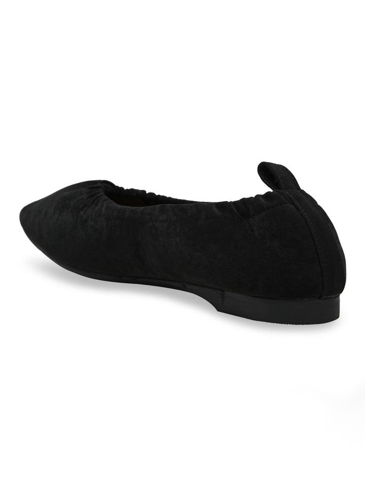 Empower By Rocia Black Women Elasticated Ballerinas