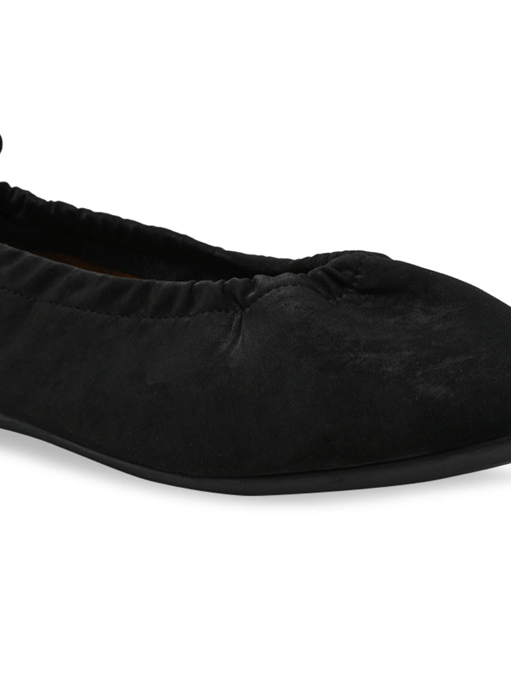 Empower By Rocia Black Women Elasticated Ballerinas
