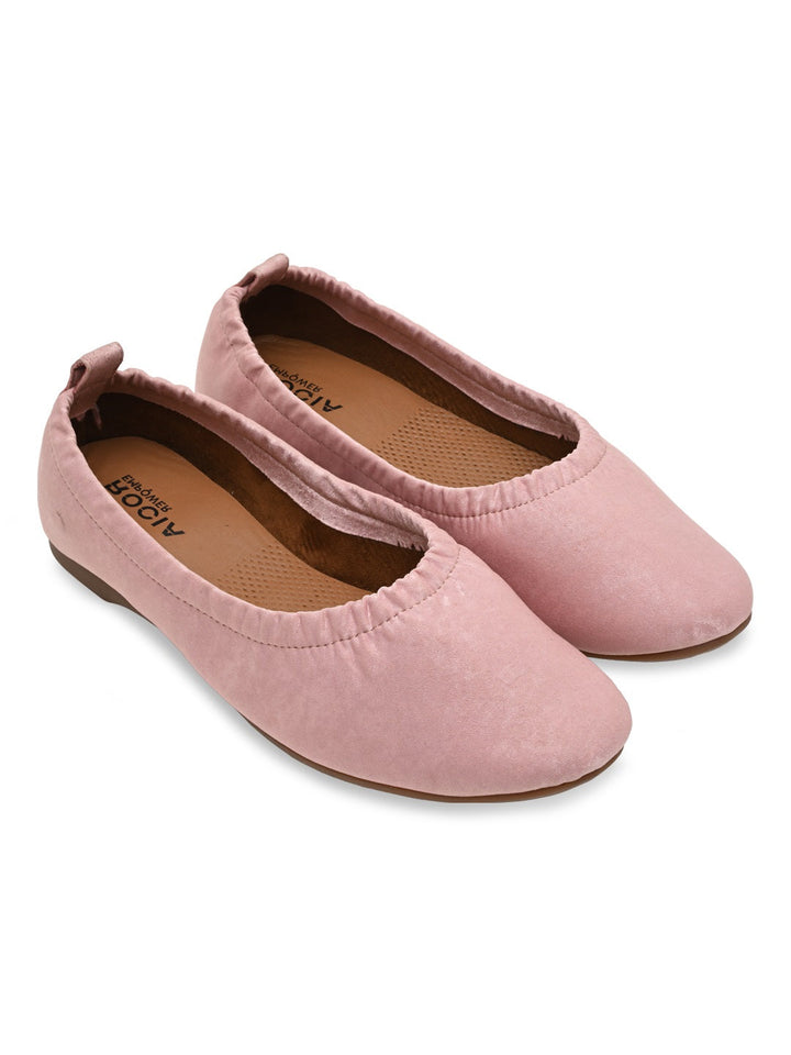 Empower By Rocia Pink Women Elasticated Ballerinas