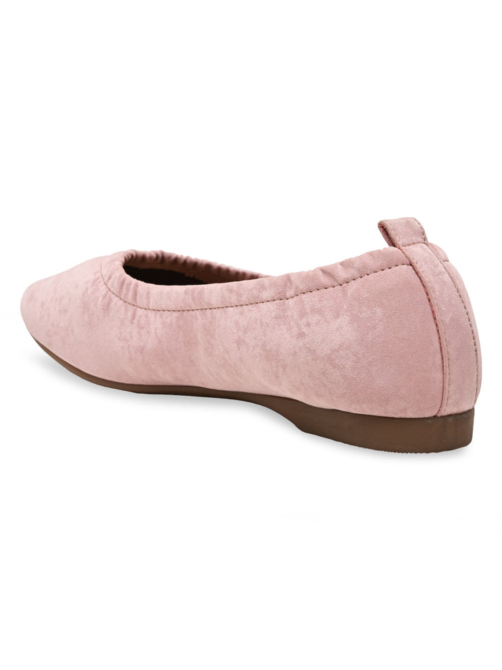 Empower By Rocia Pink Women Elasticated Ballerinas