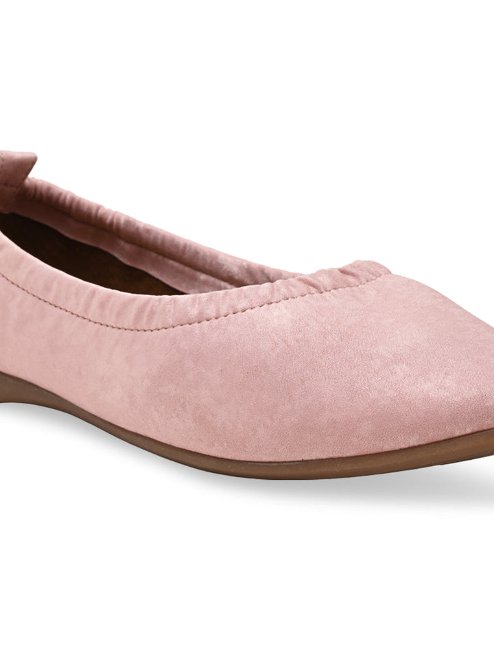 Empower By Rocia Pink Women Elasticated Ballerinas