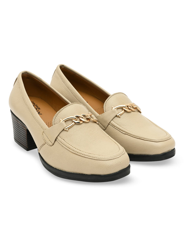Empower By Rocia Beige Women Workwear Pumps