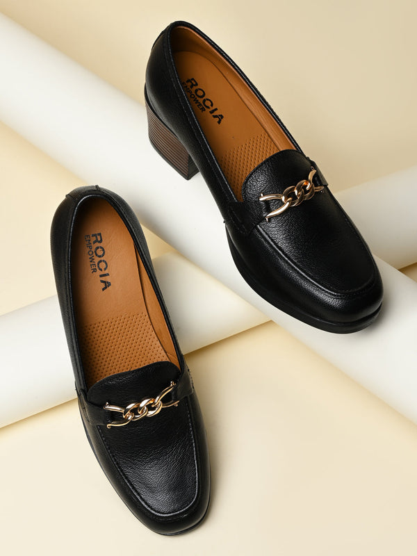 Empower By Rocia Black Women Workwear Pumps