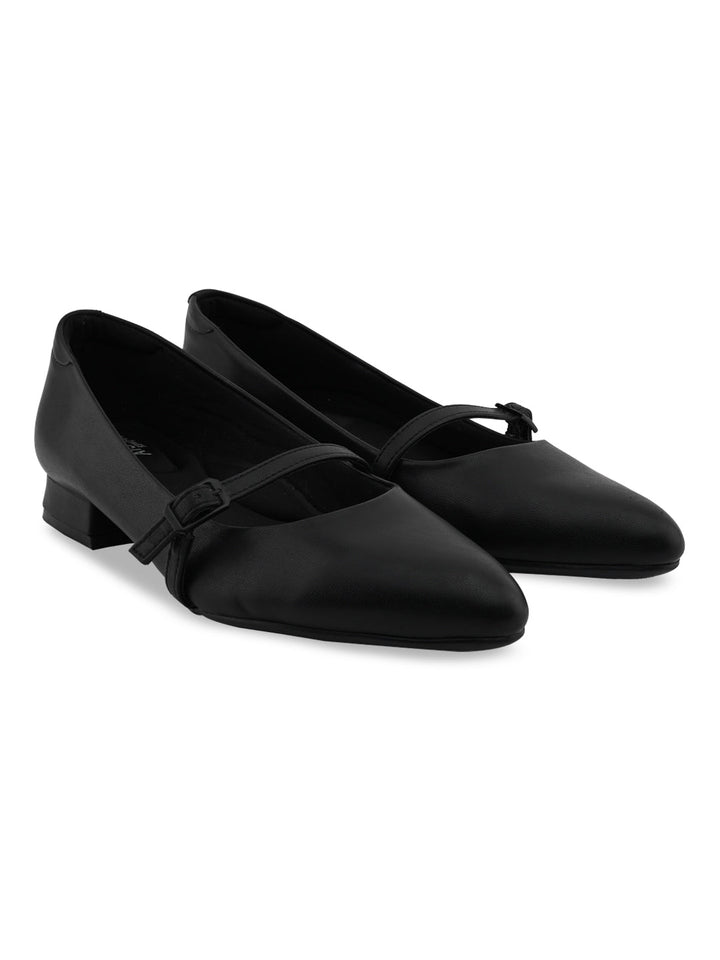 Empower By Rocia Black Women Small Heel Pumps