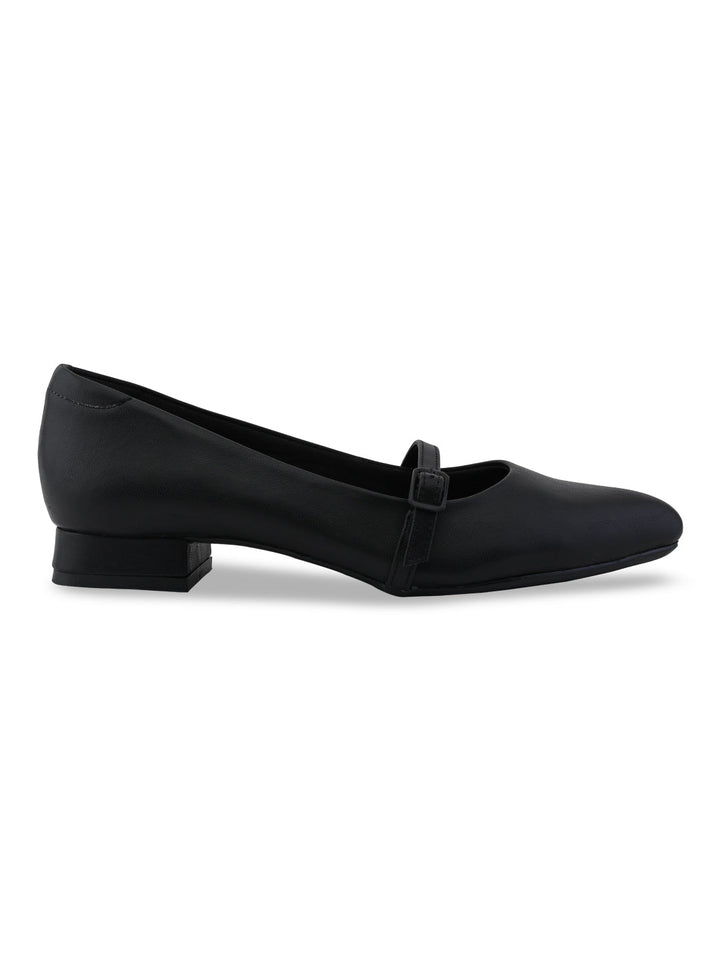 Empower By Rocia Black Women Small Heel Pumps
