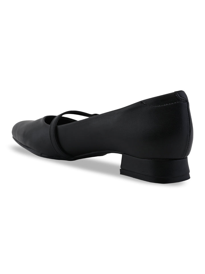 Empower By Rocia Black Women Small Heel Pumps