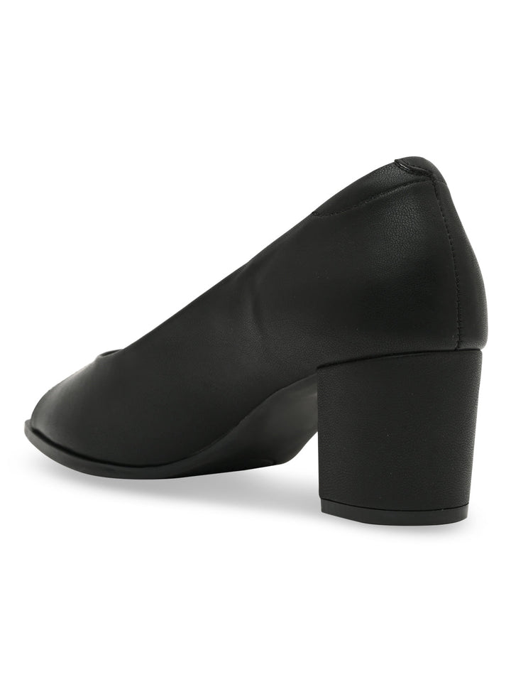 Empower By Rocia Black Women Peep Toe Sandals