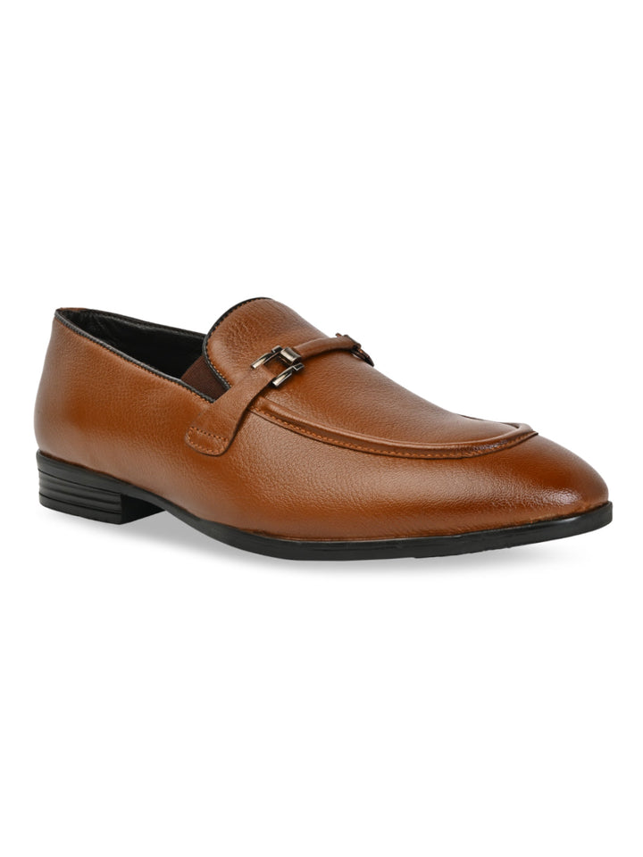 Regal Brown Men Leather Formal Slip Ons
