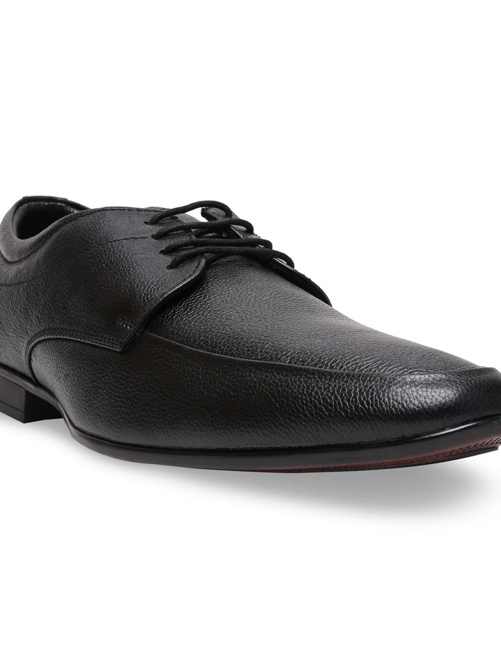 Regal Black Men Leather Lace Ups