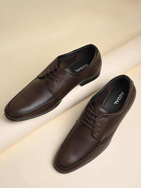 Regal Brown Men Leather Lace Ups