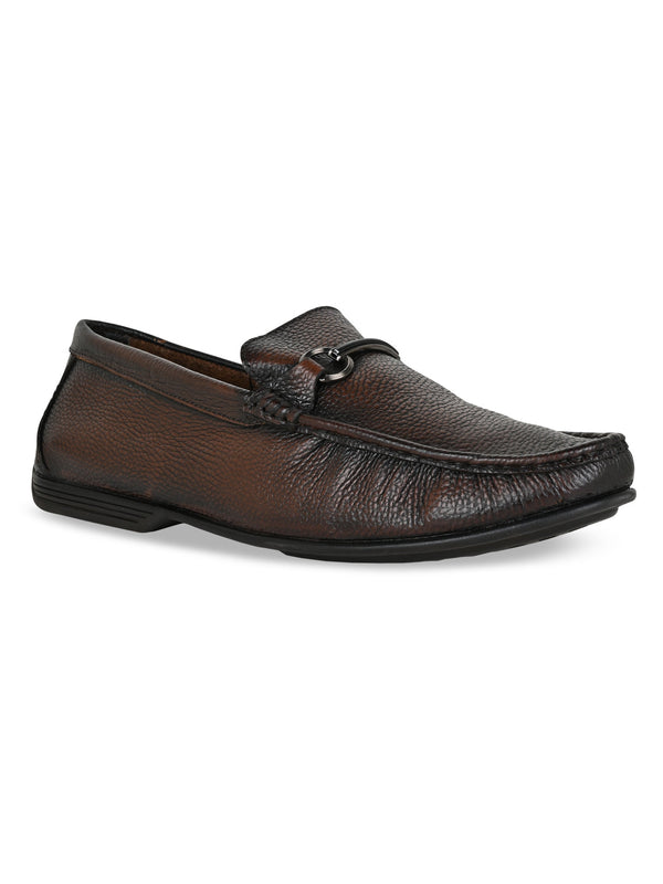 Regal Brown Men Casual Buckled Loafers