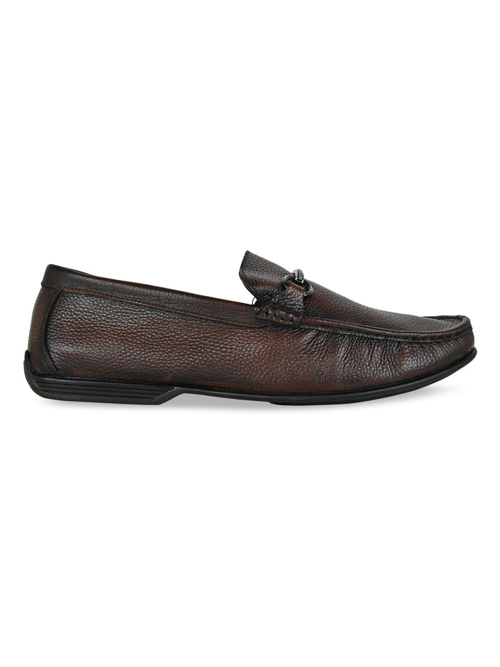 Regal Brown Men Casual Buckled Loafers