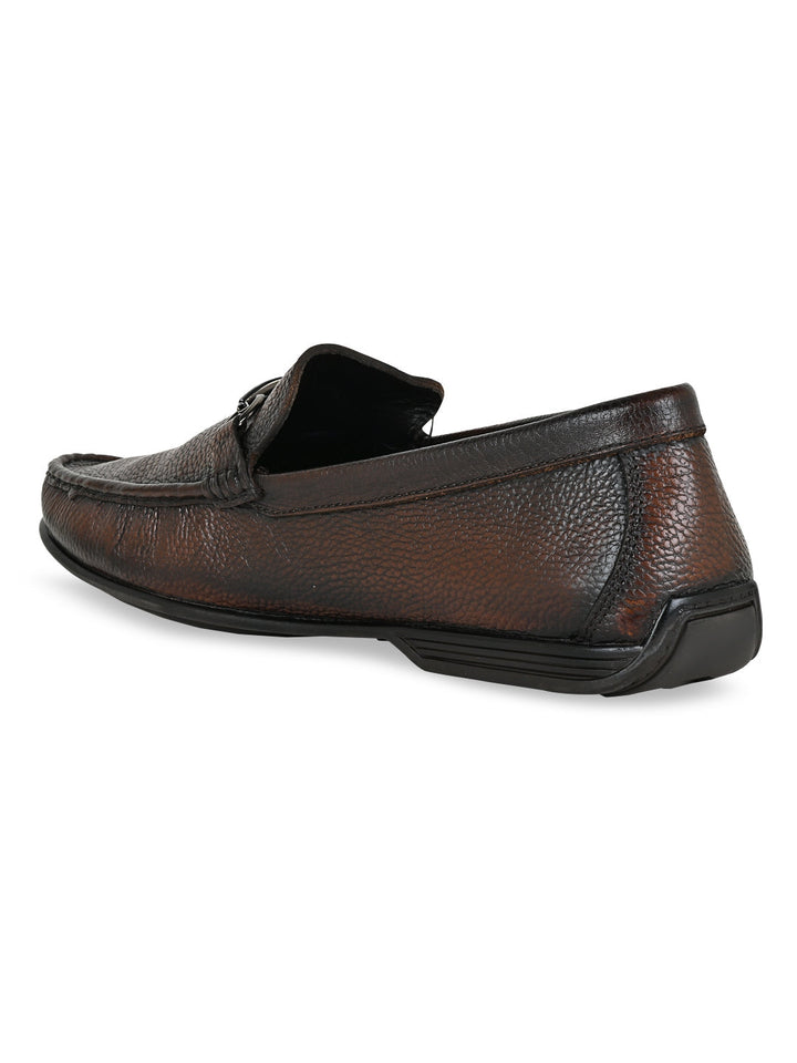 Regal Brown Men Casual Buckled Loafers