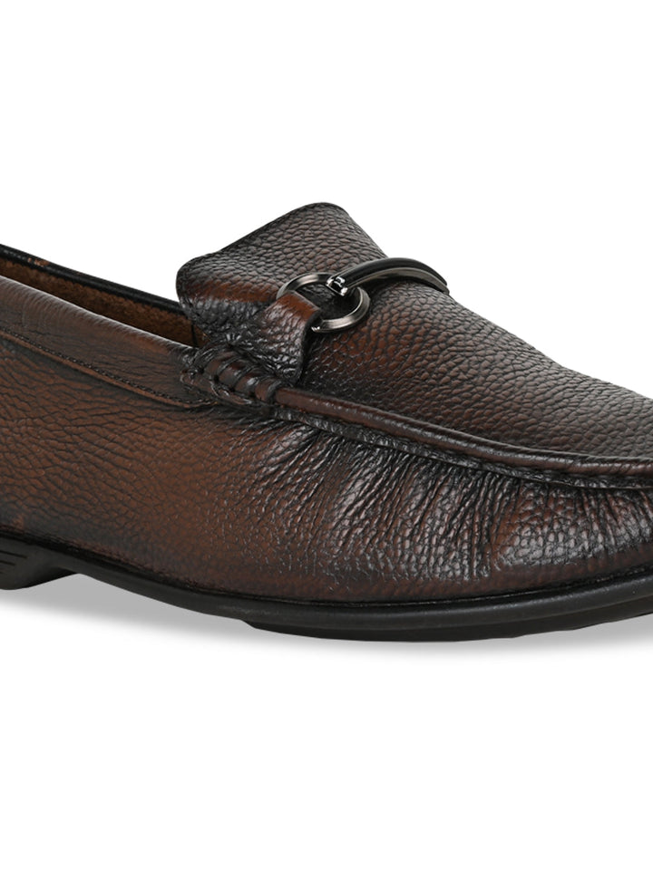 Regal Brown Men Casual Buckled Loafers